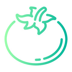 tomato Line Gradient Icon