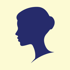Silhouette woman vector