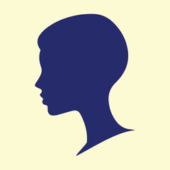 Silhouette woman vector