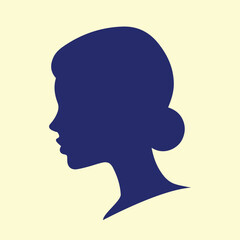 Silhouette woman vector