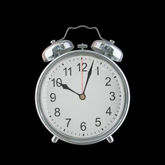 10:03 PM Vintage Steel Alarm Clock with Alloy Steel Body and Glass Twin Bell, Featuring Classic...