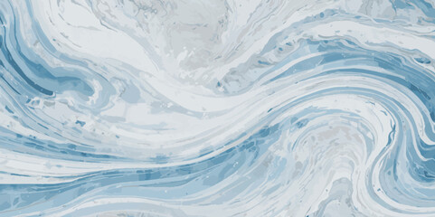 Obraz premium Watercolor surface ocean water wave, seamless blue water ocean wave background. Blue water ocean surfing wave.