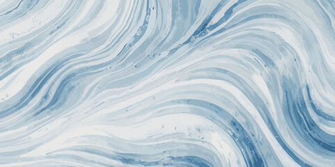 Watercolor surface ocean water wave, seamless blue water ocean wave background. Blue water ocean surfing wave.