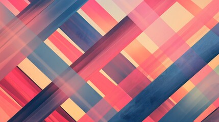 41. Geometric pattern with overlapping lines and soft color gradients