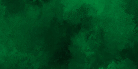 Freeze motion of green dust explosion on black background.Smoke from fireless candle on dark wall background,Rough grunge grain dirty daub smudge.