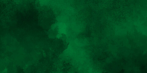 Freeze motion of green dust explosion on black background.Smoke from fireless candle on dark wall background,Rough grunge grain dirty daub smudge.