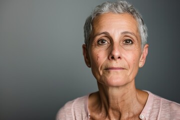 Portrait of Resilience and Hope: Candid Documentary Photograph of a Woman with a Scar