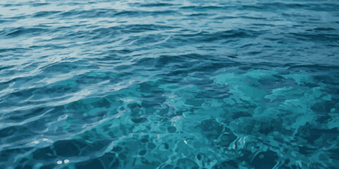 Blue ocean wave background. Blue and white water ocean background.