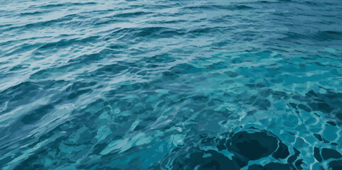 Ocean wave curve line vector background. Abstract ocean splashing waves. vector illustration.