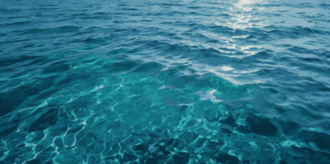 Ocean wave curve line vector background. Abstract ocean splashing waves. vector illustration.