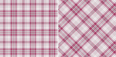 Vector checkered pattern. Tartan, textured seamless twill for flannel shirts, duvet covers, other autumn winter textile mills. Vector Format