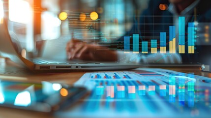 Analyzing telecom data to drive network expansion and revenue growth insights. Concept Telecom Data Analysis, Network Expansion, Revenue Growth, Insights.