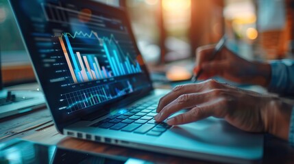 Analyzing telecom data to drive network expansion and revenue growth insights. Concept Telecom Data Analysis, Network Expansion, Revenue Growth, Insights.