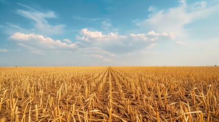 Naklejka premium Resilient agriculture, dry environment, successful harvest, Photo style