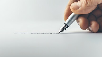 Close-up of Hand Holding Check for Financial Transactions, Generative Ai