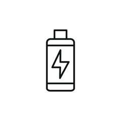 E-cigarette battery icon. Simple e-cigarette battery icon for social media, app, and web design. Vector illustration