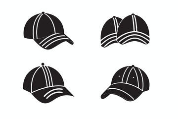 set of hats and caps