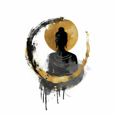 minimalist buddha