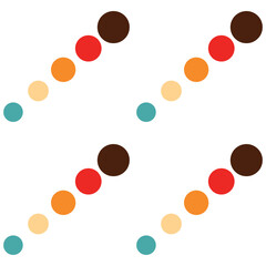 Web Geometric circles.Seamless colorful polka dot background.
