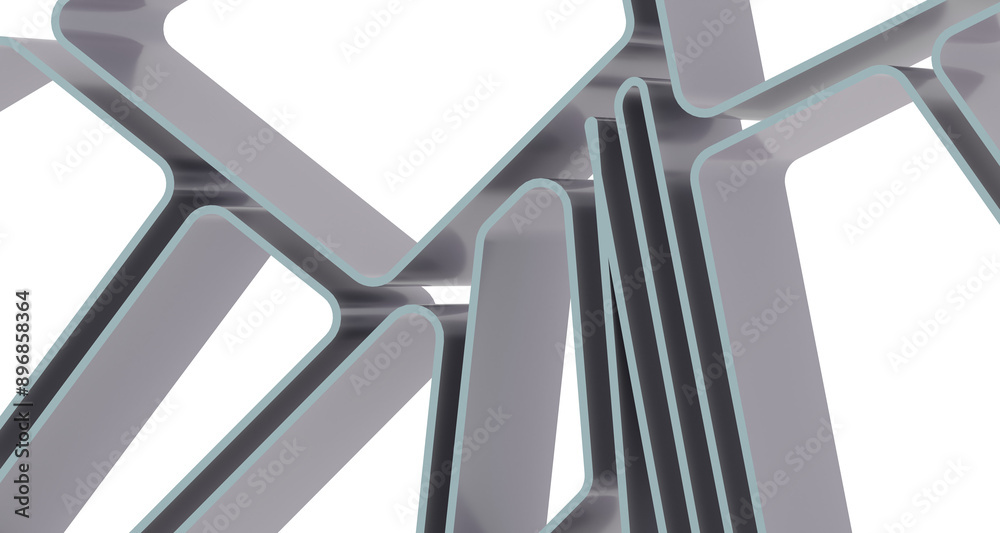 Poster Mosaic triangular low poly style abstract geometric background