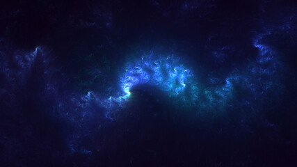 Fototapeta premium 3D manual Fractal illustration. Abstract rendering multicolor technology light background. The illustration is not generated by AI.