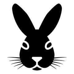 Rabbit Head Logo Icon Vector Illustration
