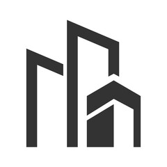 Building icon logo design