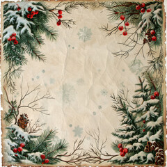 Vintage Christmas paper