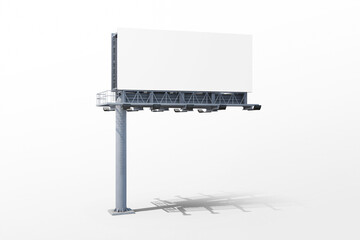 Obraz premium Full View Highway Billboard Mockup