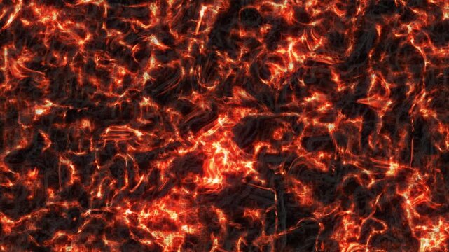 Burning Magma Lava Texture - Animation Loop