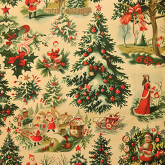 Vintage Christmas paper