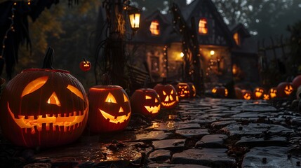 Haunted Pumpkin Pathway