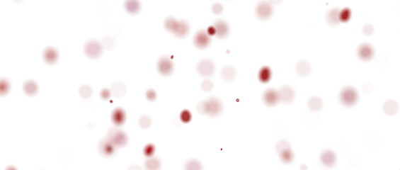 3d confetti png. red confetti falls from the sky.