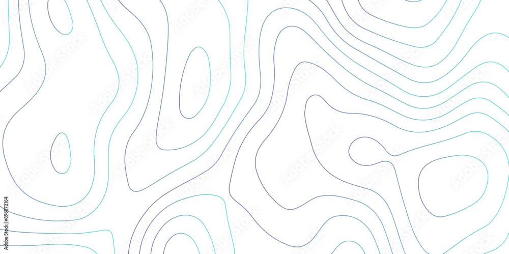 Poster abstract design with seamless pattern with lines topographic map. geographic mountain relief. retro 