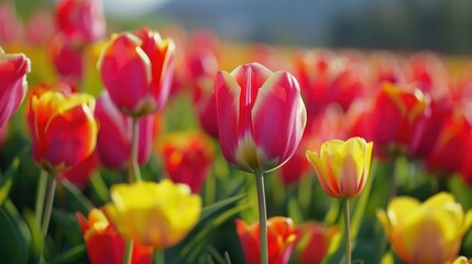 Obraz premium Tulips in Bloom