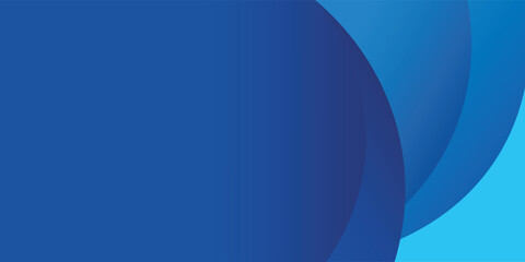 Paper layers circle blue abstract background. vector illustration.