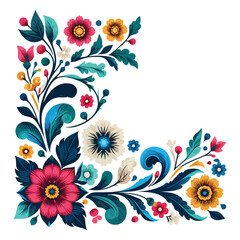 Hand drawn decorative,  wedding, flora, flower vector. color romantic elegant card.