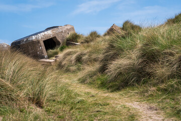 Bunker at Utah Beach in Normandy, France
