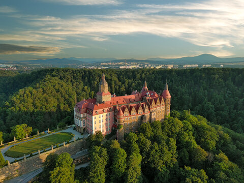 Ksiaz Castle, the third largest castle in Poland.