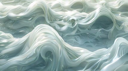 Fototapeta premium Soft dreamlike waves.