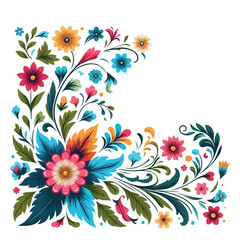 Hand drawn decorative,  wedding, flora, flower vector. color romantic elegant card.