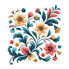 Hand drawn decorative,  wedding, flora, flower vector. color romantic elegant card.