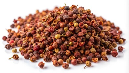 A Heap of Dried Sichuan Peppercorns