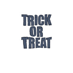 halloween typography in stone style