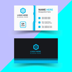 Simple Business Card Layout. Modern Business Card - Creative and Clean Business Card Template. 
Luxury business card design template. Elegant with abstract.
