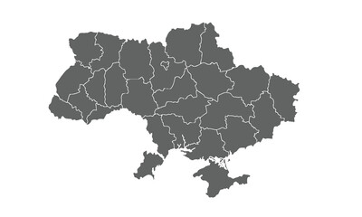 Political Map of Europe isolated on white background. for website layouts, background, education, precise, customizable, Travel worldwide, map silhouette backdrop, earth geography, political, reports.