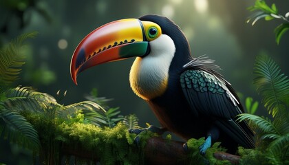 Obraz premium toucan in the zoo