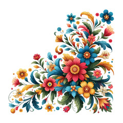 Hand drawn decorative,  wedding, flora, flower vector. color romantic elegant card.