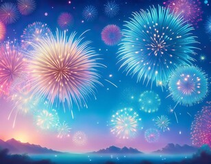 花火が豪華絢爛に彩る夜空