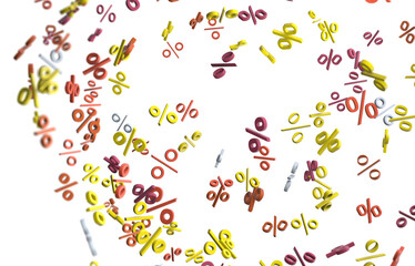 sale digital percentin 3d